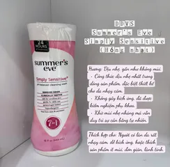 Dung Dịch Vệ Sinh Summer'S Eve Simply Sensitive Cleansing ( hồng nhạt)