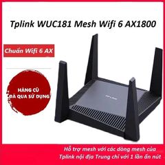 Bộ Phát Router Wifi6 TP-Link AX1800 WTC181 - MESH 2 Băng Tần, Tốc Độ Cao 1.8 Gbps, Thiết Kế Hiện Đại, Hỗ Trợ 20-30 User