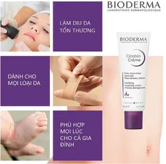 Kem Dưỡng Bioderma Cicabio Soothing Repairing Cream 40ml