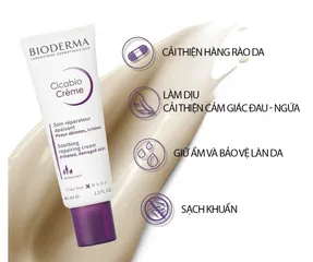 Kem Dưỡng Bioderma Cicabio Soothing Repairing Cream 40ml
