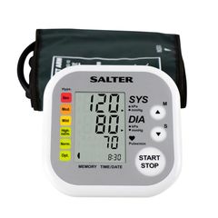 Máy đo huyết áp bắp tay điện tử Salter GB-BPA9201EU - Công nghệ Smart Measure, Bộ nhớ 120 kết quả, Phát hiện nhịp tim không đều