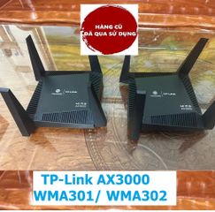 Bộ Phát Router Wifi6 TP-Link AX3000 WMA301/WMA302 - Công Nghệ Wifi 6 Tốc Độ Cao, Hàng Cũ Đẹp Đạt >90%, Hỗ Trợ MESH, Bảo Hành 3 Tháng