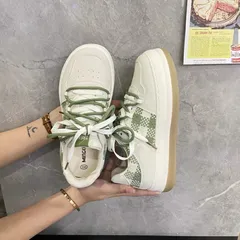 Giày thể thao nữ sneaker độn đế trắng H108 JAENIA G013 - Thời trang học sinh giá rẻ, tiện lợi và phong cách