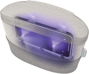 Túi Khử Khuẩn UV-C HoMedics SAN-B100 - Thiết Bị Vệ Sinh Di Động An Toàn, Diệt Khuẩn 99.9%, Pin Sạc, Đa Chức Năng