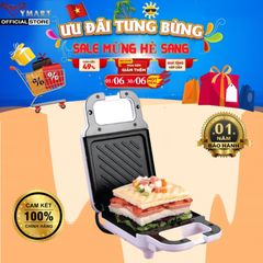 Máy Nướng Bánh Mì Sandwich SEKA SK560, Máy Kẹp Sandwich Đa Năng Chống Dính - Hàng Chính Hãng