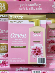 Set Sữa Tắm Caress Daily Silk 750ml - Dưỡng ẩm, Làm mềm mịn da, Hương thơm tự nhiên, Phù hợp mọi loại da