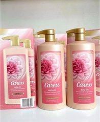 Set Sữa Tắm Caress Daily Silk 750ml - Dưỡng ẩm, Làm mềm mịn da, Hương thơm tự nhiên, Phù hợp mọi loại da