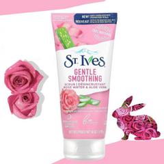 Sữa Rửa Mặt St.Ives Tẩy Tế Bào Chết Hoa Hồng & Lô Hội 170g - Làm Sạch Da, Cung Cấp Độ Ẩm, Phù Hợp Cho Da Nhạy Cảm