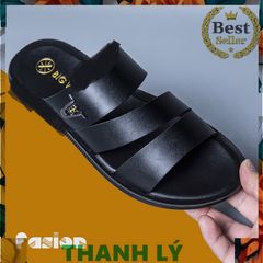 Dép da nam cao cấp thật, đế cao su bền - Sandal quai hậu thời trang trẻ trung, phong cách hiện đại cho phái mạnh