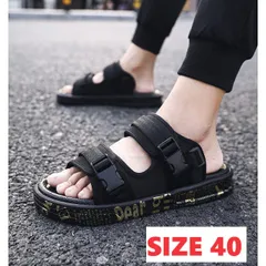 Dép Sandal Đế Chữ Nam Thời Trang, Phong Cách Mới Đi Học, Đi Chơi Dễ Phối Đồ, Size Đầy Đủ, Chất Lượng Cao