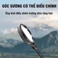 Gương Chiếu Hậu Xe Đạp PÊ ĐAN Siêu HD, Điều Chỉnh Ống Kính, Góc Nhìn Rộng, Gương Cầu Lồi, Phụ Kiện Xe Đạp Thể Thao