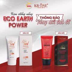 Kem Chống Nắng KBOne Eco Earth Power SPF50/PA+++ - Dưỡng Trắng Da, Bảo Vệ Da Khỏi Tia UV, 50ml - Sản Phẩm Chính Hãng Hàn Quốc