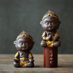 Tượng Tôn Ngộ Không Gốm Mini - Trang Trí Cá Cảnh, Quà Tặng Độc Đáo Cho Người Thân, Yêu Thích Văn Hóa Phương Đông