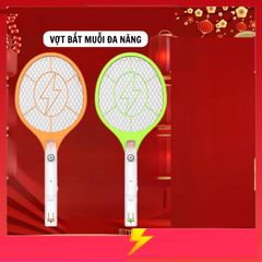 Vợt Đập Ruồi Điện 3 Lớp - Thiết Bị Diệt Muỗi, Côn Trùng Hiệu Quả Cho Nhà Ở, Văn Phòng, Cắm Trại