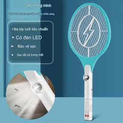 Vợt Đập Ruồi Điện 3 Lớp - Thiết Bị Diệt Muỗi, Côn Trùng Hiệu Quả Cho Nhà Ở, Văn Phòng, Cắm Trại
