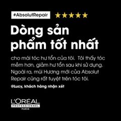 Dầu Gội L'Oréal Professionnel Phục Hồi Hư Tổn 300ml - Dưỡng Tóc Khô Xơ Với Keratin Cho Mái Tóc Bóng Mượt, Mềm Mại