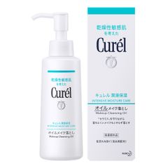 Dầu Tẩy Trang Curél Intensive Moisture Care 150ml - Tẩy Trang Cho Da Nhạy Cảm, Làm Sạch Nhanh Chóng Không Cần Chà Xát