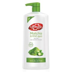 Sữa Tắm Lifebuoy Detox Matcha & Khổ Qua 800g - Làm Sạch Sâu, Bảo Vệ Da Khỏi Vi Khuẩn, Phù Hợp Mọi Loại Da