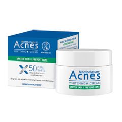 Kem Dưỡng Trắng Da Acnes Pure White 40g - Kiểm Soát Dầu Nhờn, Ngừa Mụn, Dưỡng Da Mịn Màng & Sáng Khỏe từ Nhật Bản