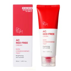 Kem Dưỡng B.O.M AC Red Free Cream 50ml - Giải Pháp Sáng Da Ngừa Mụn, Làm Dịu Và Kháng Khuẩn Cho Da Dầu Nhờn, Hàn Quốc