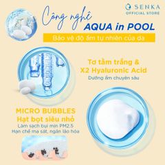 Bọt Rửa Mặt Senka Sạch Sâu Dịu Nhẹ 150ml - Sữa Rửa Mặt Nhật Bản, Làm Sạch Tối Ưu, Dưỡng Ẩm Mịn Màng, Phù Hợp Cho Da Nhạy Cảm