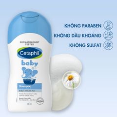 Dầu Gội Cetaphil Baby 200ml - Dịu Nhẹ Cho Da Đầu Nhạy Cảm Trẻ Sơ Sinh, Công Thức PH Trung Tính Bảo Vệ Da Tự Nhiên