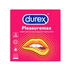 Bao Cao Su Durex Pleasuremax Gân Gai Size 56mm