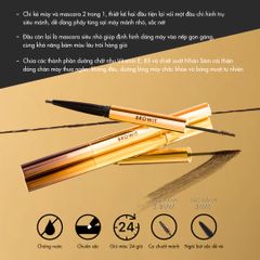 Chì Kẻ Mày & Mascara Mày 2in1 Browit Ultra Fine - Sản Phẩm Kẻ Mày Tự Nhiên Đẹp, Dưỡng Ẩm, Thương Hiệu Thái Lan