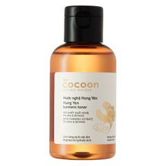 Nước Hoa Hồng Cocoon Chiết Xuất Nghệ Hưng Yên 140ml - Toner Chống Oxy Hóa, Dưỡng Ẩm, Phù Hợp Mọi Loại Da, 100% Thuần Chay