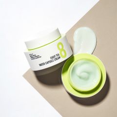 Kem Dưỡng Ẩm B.O.M 8 Chiết Xuất Trà - Eight Tea Water Capsule Cream 50g Cho Da Nhạy Cảm, Cấp Ẩm Nhanh, Giữ Da Mềm Mại