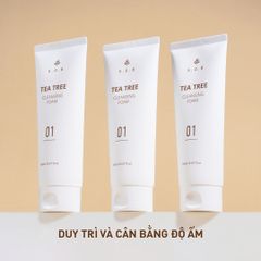 Sữa Rửa Mặt S.O.B Tea Tree Cleansing Foam 150ml - Làm Sạch Sâu và Giảm Mụn, Phù Hợp Cho Da Nhạy Cảm, Chiết Xuất Tự Nhiên