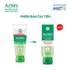 Sữa Rửa Mặt Acnes Oil Control Cleanser 50g - Gel Kiểm Soát Nhờn Dành Cho Da Dầu, Ngăn Ngừa Mụn, Lỗ Chân Lông Sạch Sẽ