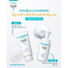 Gel Tẩy Trang Curél Cấp Ẩm Chuyên Sâu 130g - Tẩy Trang Nhẹ Nhàng Cho Da Nhạy Cảm, Không Chứa Dầu, Dưỡng Ẩm Tối Ưu