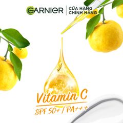 Kem Chống Nắng Garnier Lành Da 30ml - SPF50 PA+++ Dưỡng Sáng, Kiềm Dầu, Vitamin C & E - Bảo Vệ Tối Ưu Cho Da