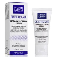 Kem Dưỡng Tái Tạo Da Nhạy Cảm MartiDerm Skin Repair Cicra Vass 30ml - Giúp Làm Dịu, Cung Cấp Dưỡng Ẩm và Củng Cố Hàng Rào Bảo Vệ Da