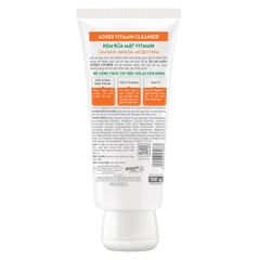 Kem Rửa Mặt Acnes Vitamin Cleanser 100g - Sữa Rửa Mặt Giúp Phục Hồi Da Sau Mụn, Dưỡng Sáng Khỏe, Ngăn Ngừa Mụn Tái Phát