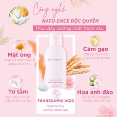 Nước Dưỡng Da Senka Aqua Bright 200ml - Lotion Chăm Sóc Sáng Mịn, Mờ Thâm Nám, Công Nghệ Natu-ence Shiseido Nhật Bản