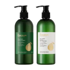 Bộ Gội Xả Bưởi Cocoon 310ml - Giảm Gãy Rụng Tóc, Dầu Gội và Dầu Xả Pomelo Chăm Sóc Tóc Thiên Nhiên, 100% Thuần Chay