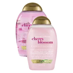 Bộ gội xả OGX Heavenly Hydration + Cherry Blossom Shampoo And Conditioner