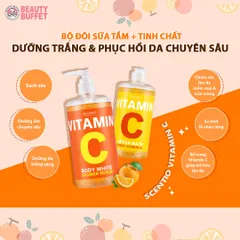 Sữa Tắm Beauty Buffet Scentio Vitamin C Body White 450ml - Dưỡng Sáng, Phục Hồi Da, Chống Khô Ráp, Giúp Làn Da Mịn Màng, Sáng Rạng Rỡ