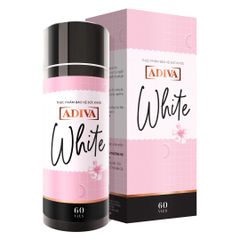 Viên Uống Sáng Da Adiva White 60 Viên - Hỗ Trợ Làm Trắng Da Tự Nhiên Với Glutathione & Vitamin C, An Toàn Cho Da, Xuất Xứ Nhật Bản