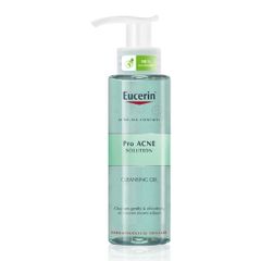 Gel rửa mặt cho da dầu mụn Eucerin ProAcne Solution Cleansing