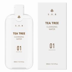 Nước Tẩy Trang S.O.B Tea Tree 300ml - Giải Pháp Làm Sạch Da Nhạy Cảm, Giảm Mụn, Không Gây Kích Ứng, Dưỡng Ẩm Tự Nhiên