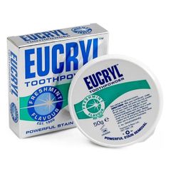 Bột hỗ trợ làm trắng răng Tooth Powder Freshmint Eucryl hương bạc hà