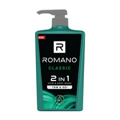 Tắm gội 2 trong 1 Romano hương nước hoa