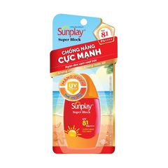 Sữa Chống Nắng Sunplay Super Block SPF81 PA++++ 70g - Bảo Vệ Vượt Trội, Chống Nắng Cực Mạnh, Kháng Nước, Dưỡng Ẩm Da