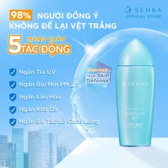 Combo 2 Gel Sữa Chống Nắng Senka Perfect UV Gel SPF50+ PA++++ 80g - Bảo Vệ Da Khô, Giữ Ẩm Mượt, Không Nhờn Rít, Dưỡng Da Hàng Ngày