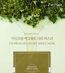 Mặt Nạ Ngải Cứu I'm from Mugwort Sheet Mask 20ml - Làm Dịu Da Nhạy Cảm, Chiết Xuất Thiên Nhiên, Dưỡng Ẩm Tối Ưu