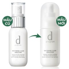 Sữa Dưỡng Sáng Da d program Whitening Clear Emulsion 100ml - Công Nghệ Microbiome, Dưỡng Da Sáng Mịn, Thích Hợp Mọi Loại Da