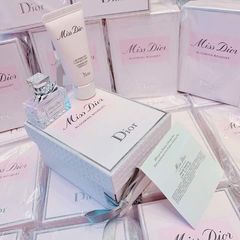 Set Nước Hoa Miss Dior Blooming Bouquet 5ML & Lotion Milk 20ML - Hương Hoa Mẫu Đơn Nữ Tính, Sang Trọng, Quà Tặng Tuyệt Vời